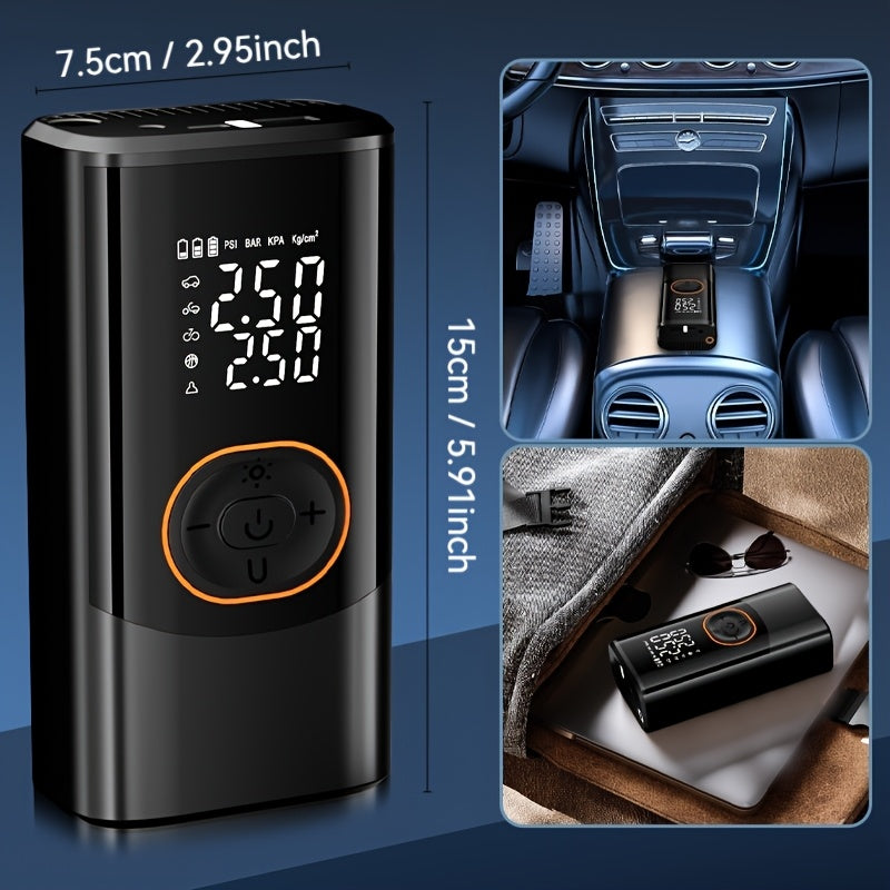 INFLADOR AUTOMÁTICO DE NEUMÁTICOS/ BALONES/COLCHONETAS...CON ILUMINACION LED