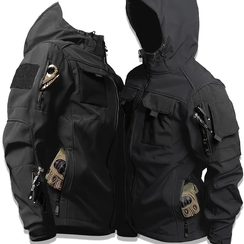 CHAQUETA TACTICA CON CAPUCHA