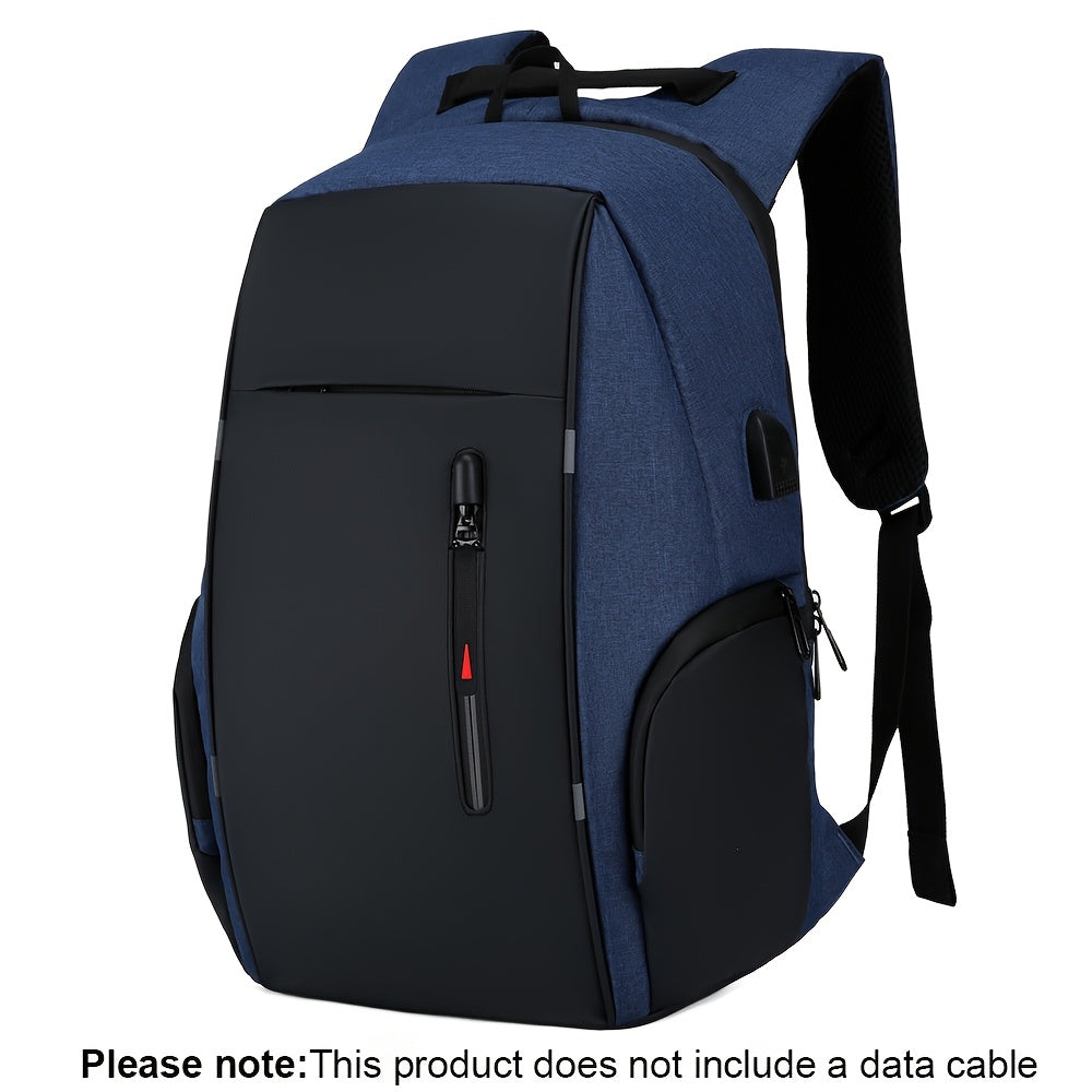 Mochila Antirobo Portátil USB Impermeable para Viajes y Trabajo