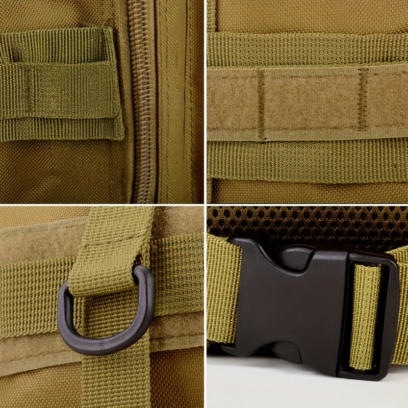 Mochila Táctica Senderismo 40L Impermeable Militar MOLLE