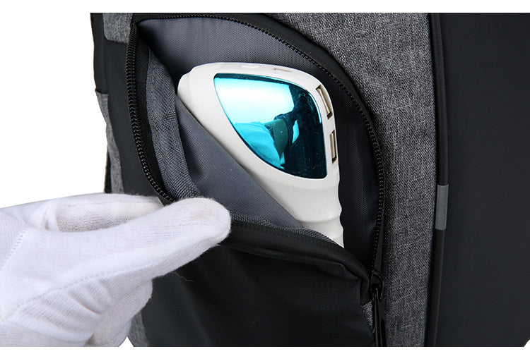 Mochila Antirobo Portátil USB Impermeable para Viajes y Trabajo