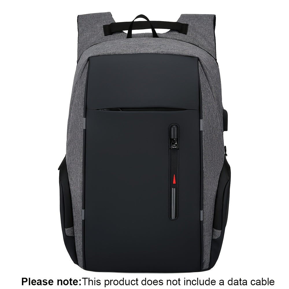 Mochila Antirobo Portátil USB Impermeable para Viajes y Trabajo