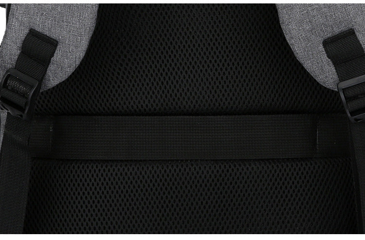 Mochila Antirobo Portátil USB Impermeable para Viajes y Trabajo