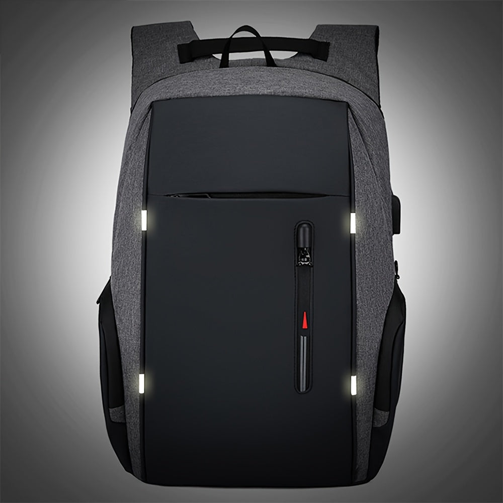 Mochila Antirobo Portátil USB Impermeable para Viajes y Trabajo