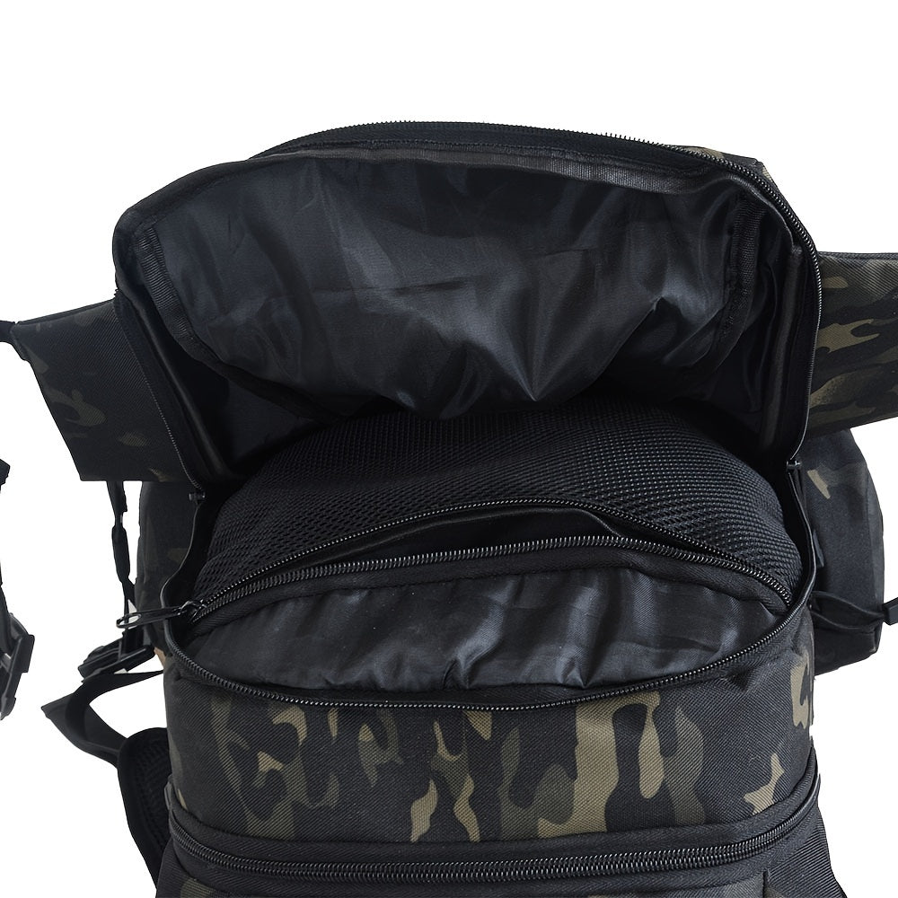 Mochila Táctica Militar 45L Camuflaje MOLLE Multifuncional