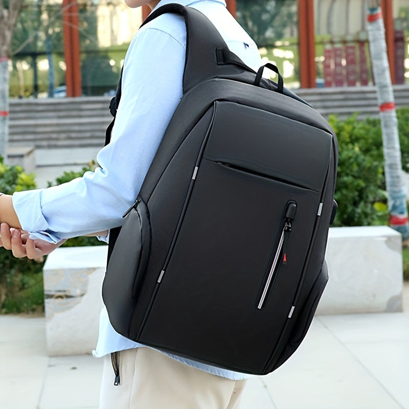 Mochila Antirobo Portátil USB Impermeable para Viajes y Trabajo