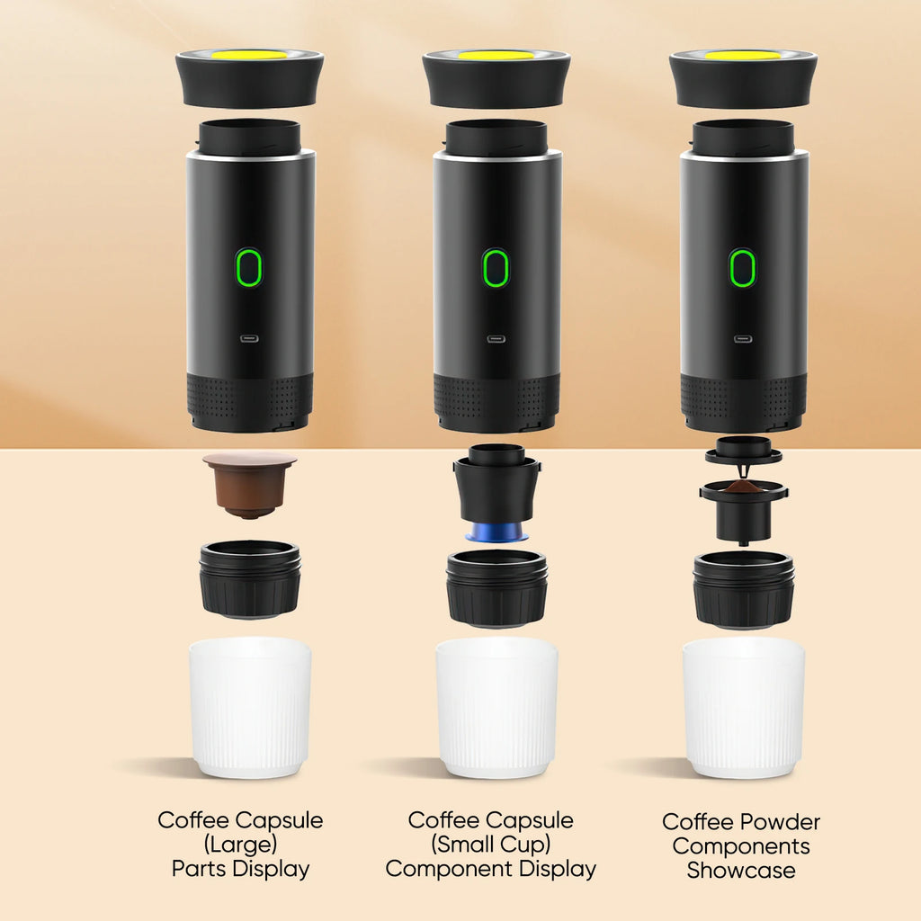 CAFETERA EXPRESO PORTÁTIL CARGA USB