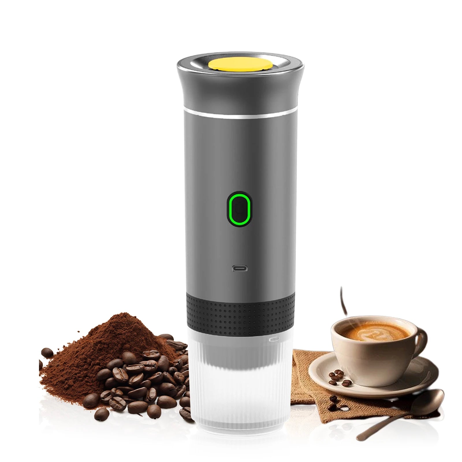 CAFETERA EXPRESO PORTÁTIL CARGA USB
