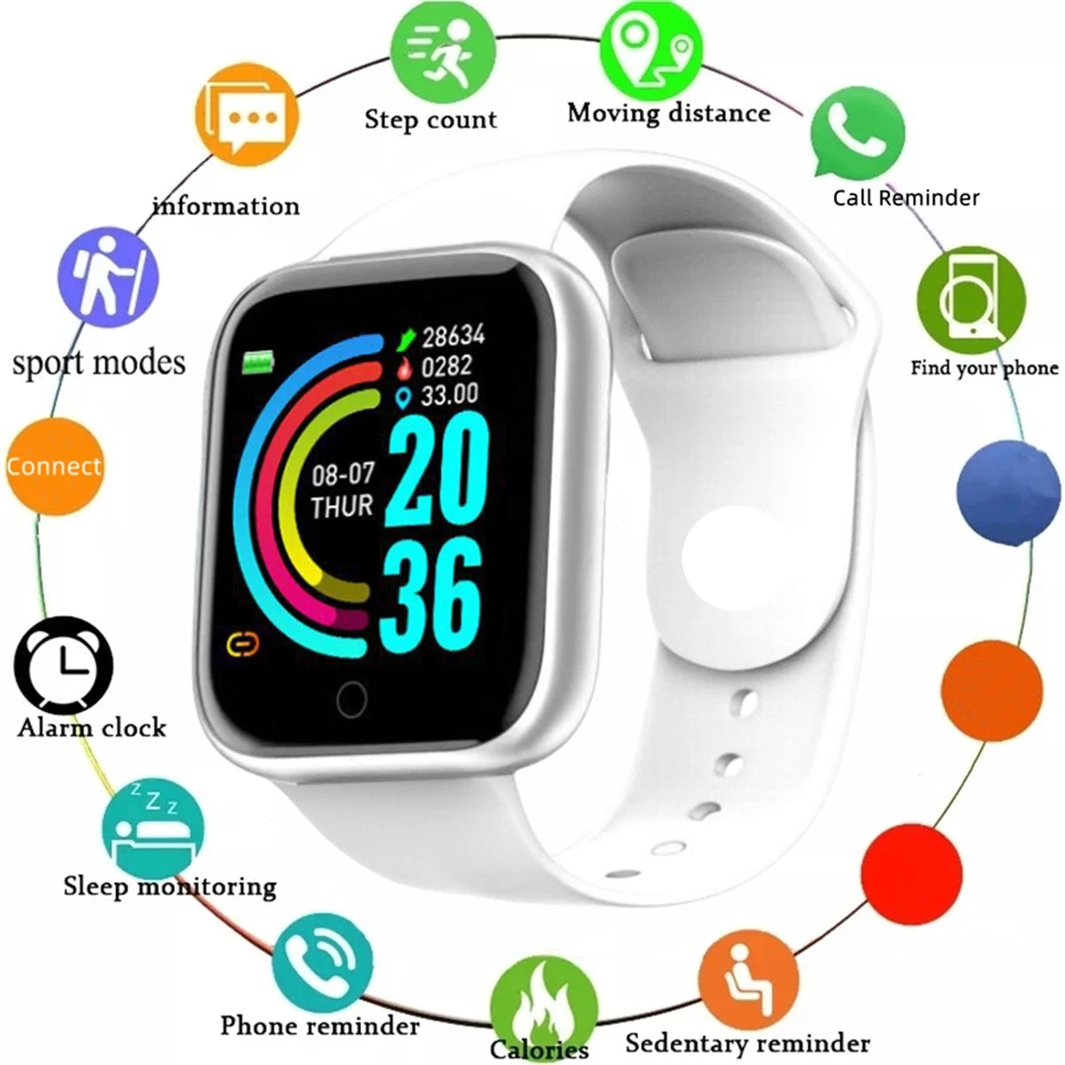 Smartwatch para Mujer y Hombre