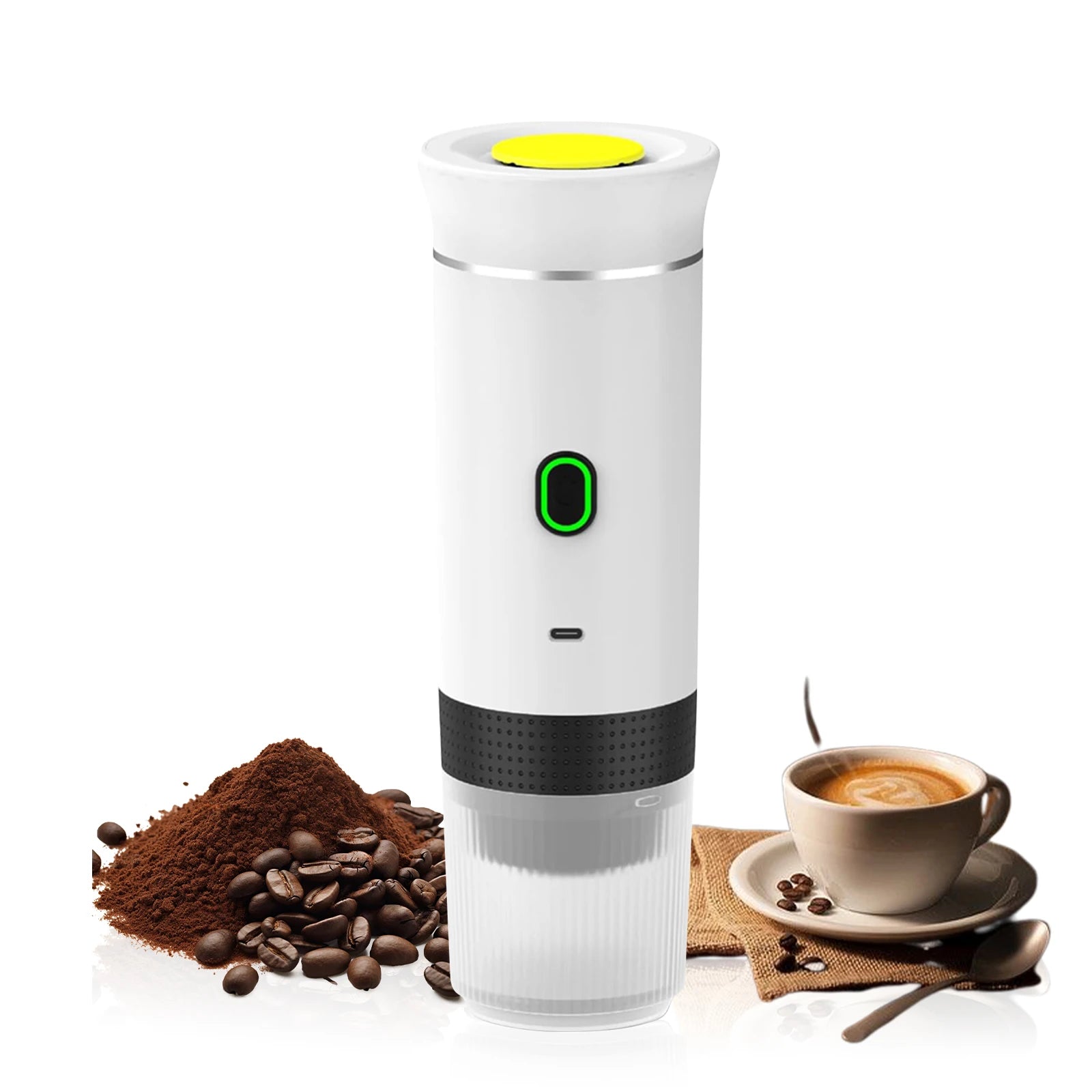 CAFETERA EXPRESO PORTÁTIL CARGA USB