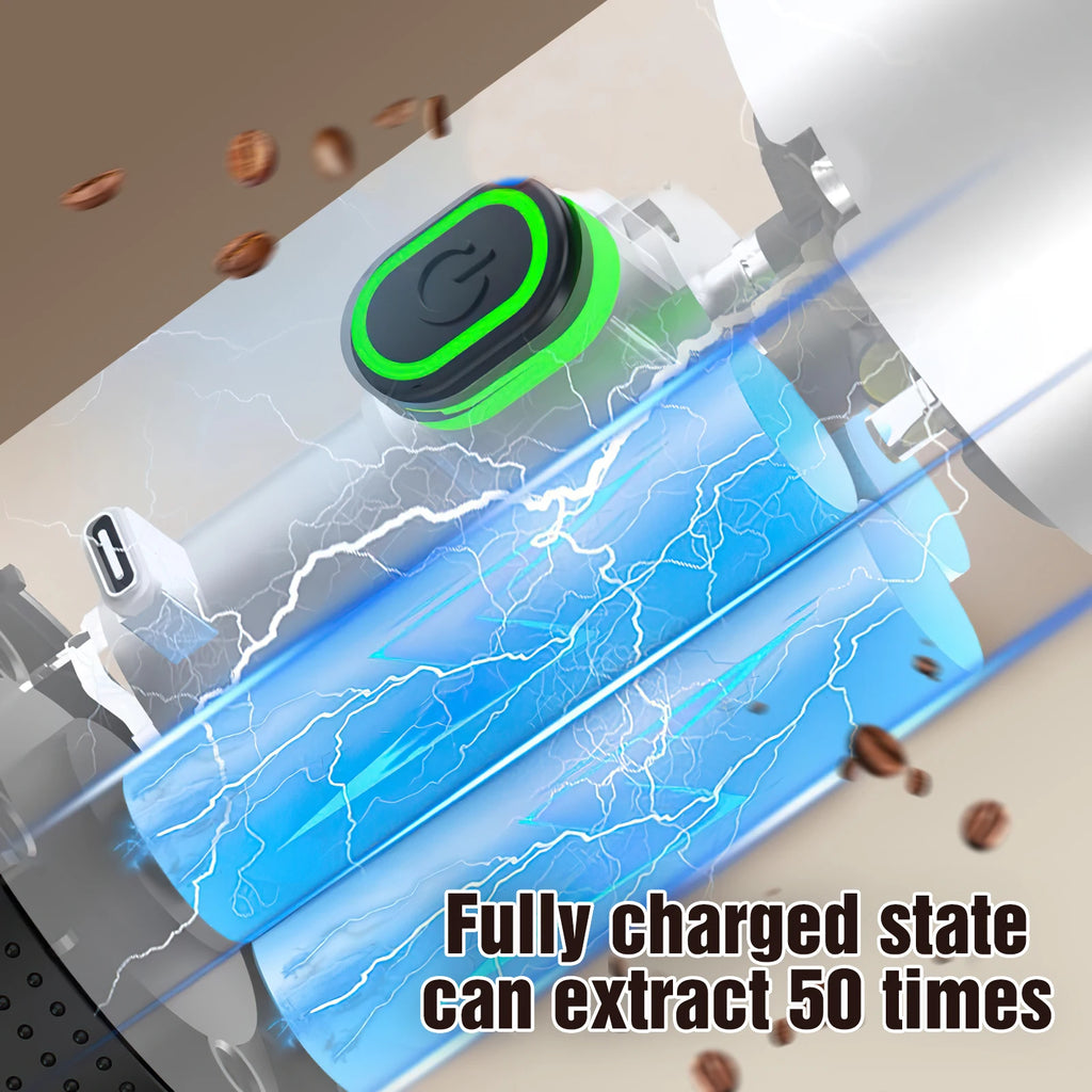 CAFETERA EXPRESO PORTÁTIL CARGA USB