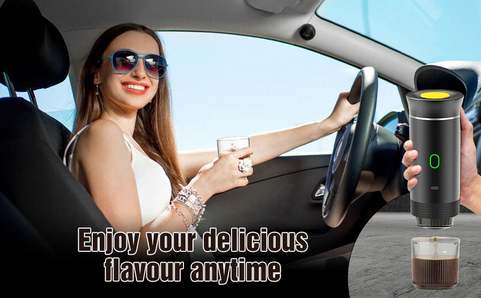 CAFETERA EXPRESO PORTÁTIL CARGA USB