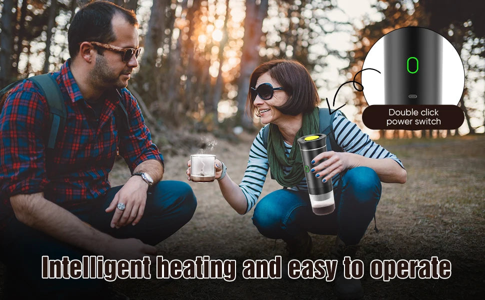 CAFETERA EXPRESO PORTÁTIL CARGA USB