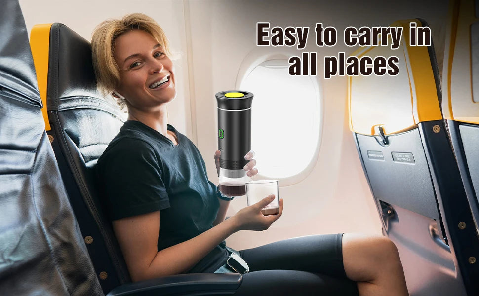 CAFETERA EXPRESO PORTÁTIL CARGA USB