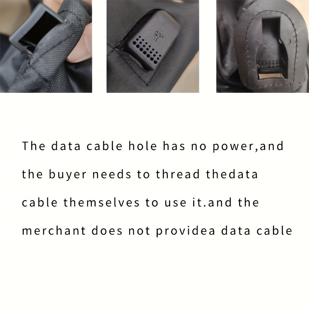 Mochila Antirobo Portátil USB Impermeable para Viajes y Trabajo