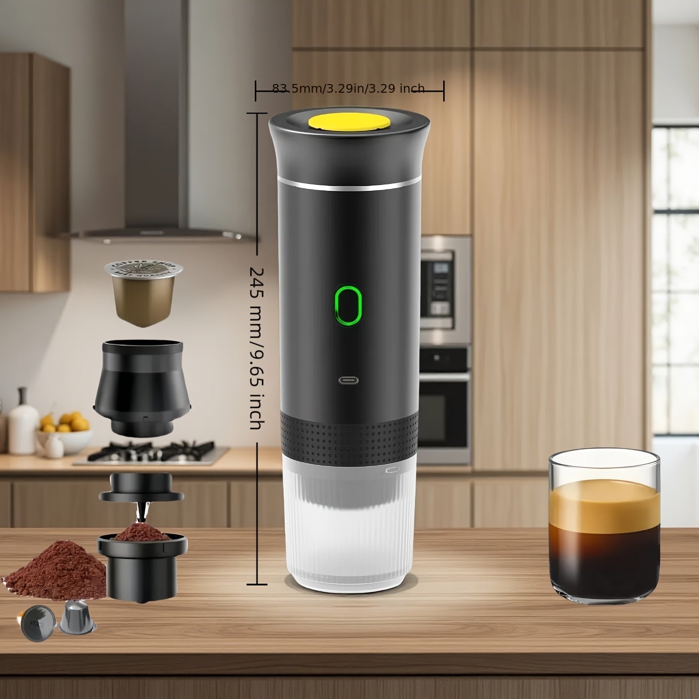 MÁQUINA DE CAFÉ CAPSULAS PORTÁTIL